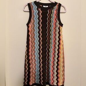 Missoni Multicolor Zigzag Mini Dress